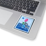 Skeleton Rose Stamp Sticker