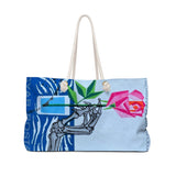Skeleton Hand Rose Travel Bag