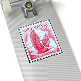 Red Eagle Stamp Sticker