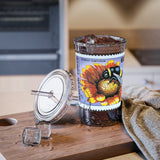 Sunflower Bee Acrylic Cup