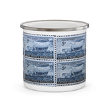 Swedish Pioneer 1948 Stamp Enamel Mug