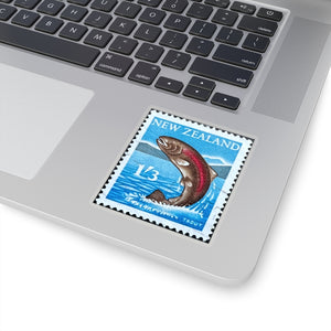 New Zealand Trout Stamp Sticker