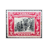 George Rogers Clark Stamp Sticker