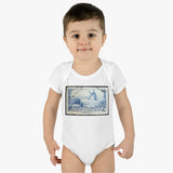 Windmill Stamp Baby Onesie