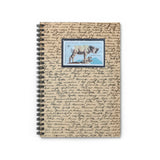 Big Horn Sheep Stamp Spiral Notebook