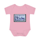 Wisconsin Stamp Baby Onesie