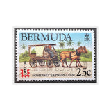 Horse and Carriage Bermuda Stamp Sticker