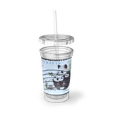 Panda Bear Australia Stamp Acrylic Cup