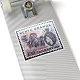 Elephant Kenya Stamp Sticker
