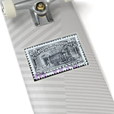 Special Delivery Black Stamp Sticker