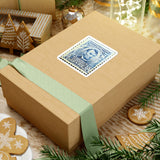 Lincoln Blue Stamp Sticker