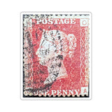 One Penny Stamp Sticker