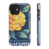 Yellow Rose Flower Tough Phone Case