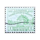 Chicago Fort Dearborn Stamp Sticker