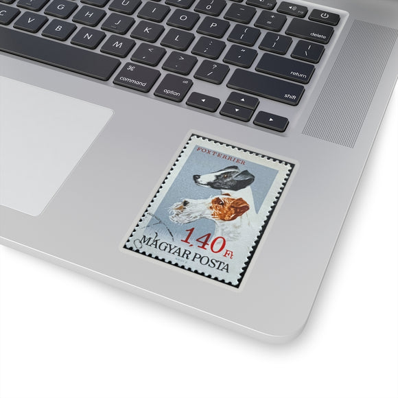 Fox Terrier Stamp Sticker
