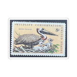 Pelican Stamp Sticker