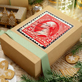 Red Two Cents Stamp Sticker