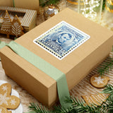 Lincoln Blue Stamp Sticker