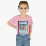 Welsh Corgi Dog Stamp Baby Onesie