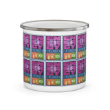 Energy Conservation 1977 Stamp Enamel Mug