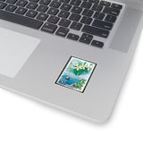 Japan Coastline Stamp Sticker