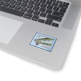 Plane Poland Stamp Sticker