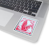 Red Eagle Stamp Sticker