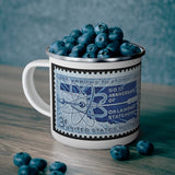 Oklahoma State Stamp Enamel Mug