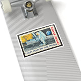 Man on the Moon Stamp Sticker