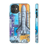 Space Rocket Tough Phone Case