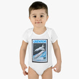 Space Shuttle Stamp Baby Onesie