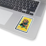 Dachsund Dog Stamp Sticker