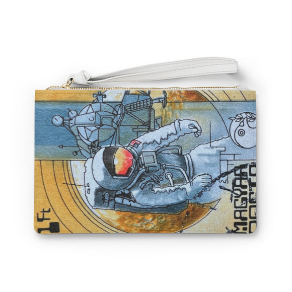 Astronaut in Space Clutch Bag