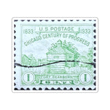 Chicago Fort Dearborn Stamp Sticker