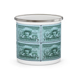 Puerto Rico 1949 Stamp Enamel Mug