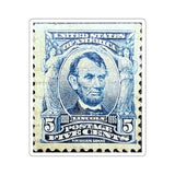 Lincoln Blue Stamp Sticker