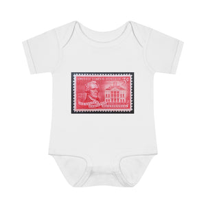 Alexander Hamilton Stamp Baby Onesie