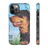Rottweiler Dog Tough Phone Case
