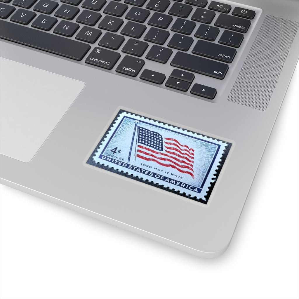American Flag Stamp Sticker – Factory57