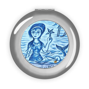 Mermaid Compact Travel Mirror