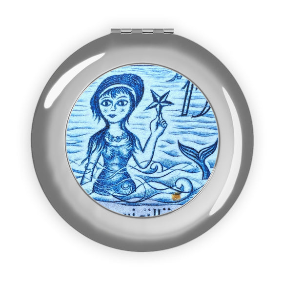 Mermaid Compact Travel Mirror