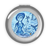 Mermaid Compact Travel Mirror