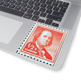 Ben Franklin Stamp Sticker