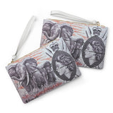 Elephant Kenya Stamp Clutch Bag