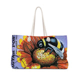 Bee on Flower Travel Bag