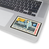 Man on the Moon Stamp Sticker