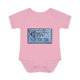 Espresso Blue Baby Onesie