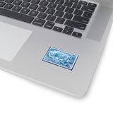 Blue Rhino Stamp Sticker