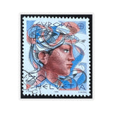 Artistic Face Stamp Sticker