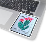 Cactus Flowers Stamp Sticker